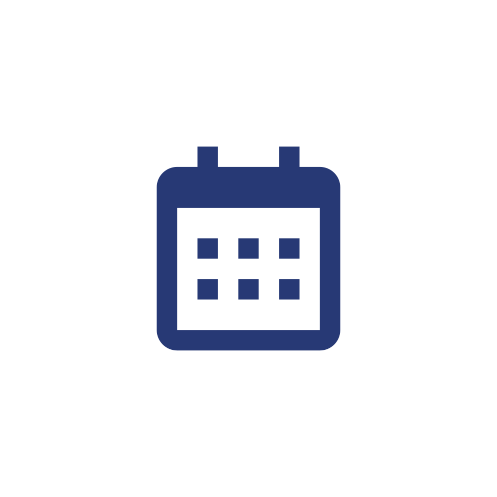 Icône d'un calendrier